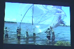 Tomás Saraceno: Video im AtelierFrankfurt (Foto: kk)